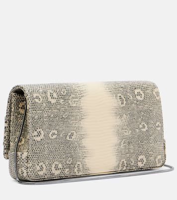 Maygot snake-effect leather clutch | Manolo Blahnik