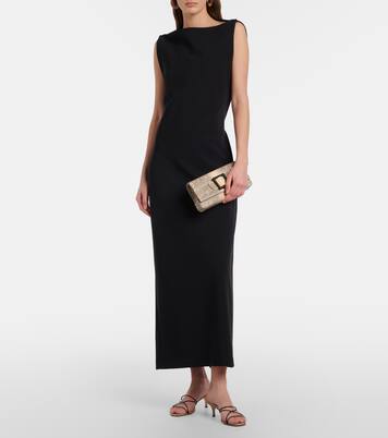 Maygot snake-effect leather clutch | Manolo Blahnik