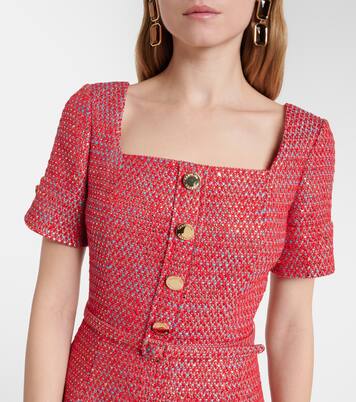 Midikleid aus Tweed | Carolina Herrera