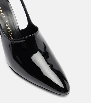 Cover-Up patent leather slingback pumps | Herbert Levine