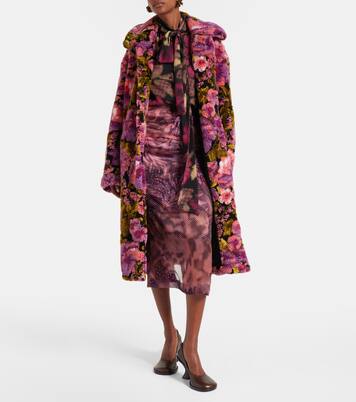 Floral coat | Dries Van Noten