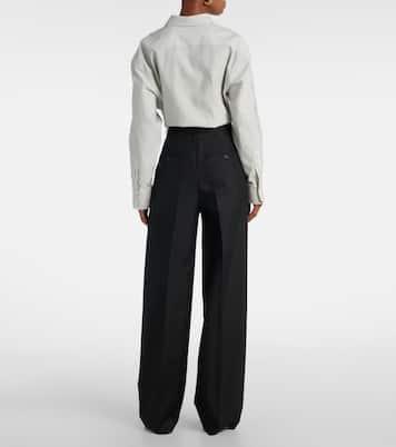 Weite Hose aus Wolle und Mohair | Saint Laurent