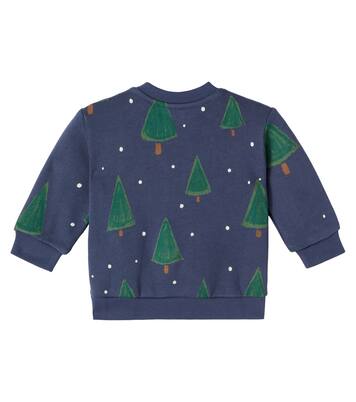Baby Sandro printed cotton sweatshirt | Wheat