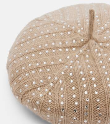 Barett Svelto aus Kaschmir mit Kristallen | Max Mara