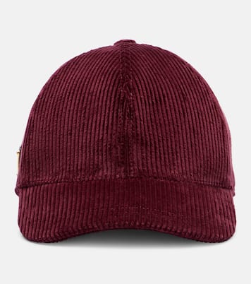 Gorra de pana de algodón | Prada