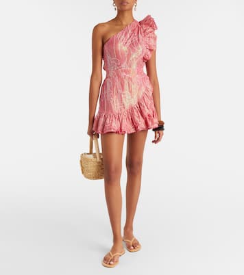 Minikleid Corinne aus einem Baumwollgemisch | Poupette St Barth