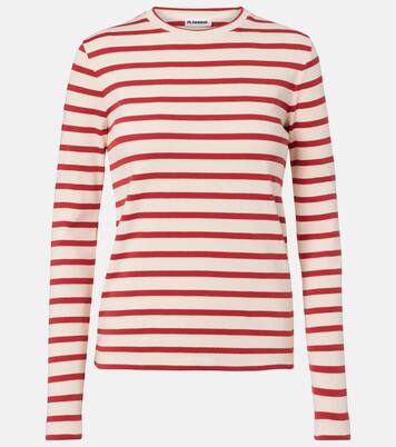 Striped cotton T-shirt | Jil Sander