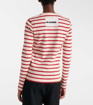 Striped cotton T-shirt | Jil Sander