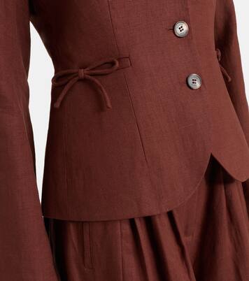 Sabine亚麻西装式外套 | Posse