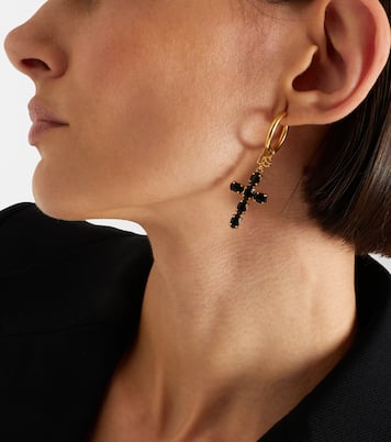 Crystal-embellished drop earrings | Dolce&Gabbana