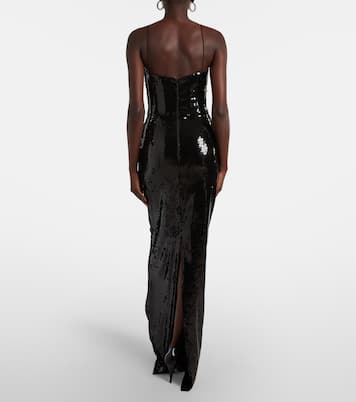 Robe longue Lyra à sequins | Rebecca Vallance