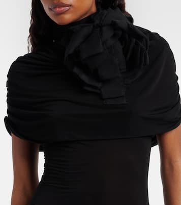 Body in jersey con applicazioni floreali | Magda Butrym