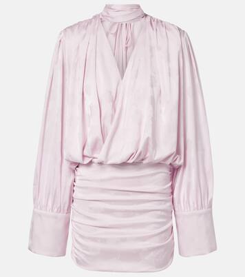 Floral scarf-detail minidress | Rotate