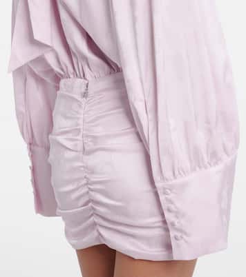 Floral scarf-detail minidress | Rotate