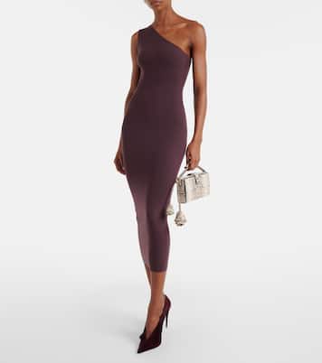 Slash one-shoulder midi dress | Wolford
