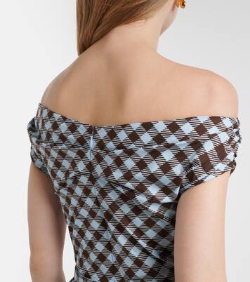 Midikleid aus einem Baumwollgemisch | Oscar de la Renta