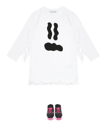 Kleid aus Baumwolle | Stella McCartney Kids