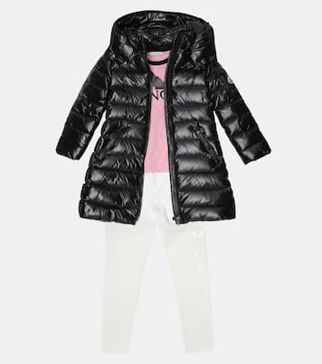 Piumino lungo con cappuccio | Moncler Enfant