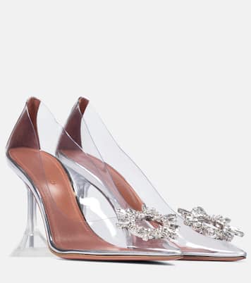 Escarpins Begum en PVC à ornements | Amina Muaddi