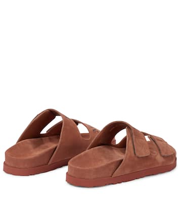 Logo suede sandals  | Palm Angels