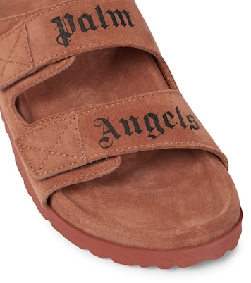 Logo suede sandals  | Palm Angels