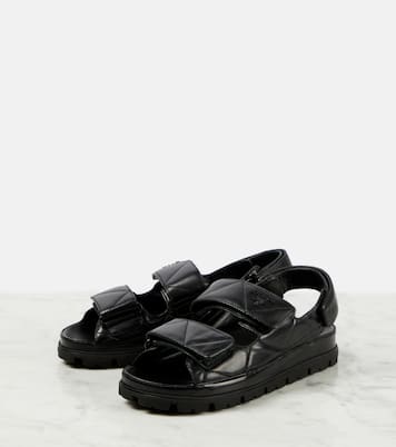 Sandali in pelle matelassé | Prada