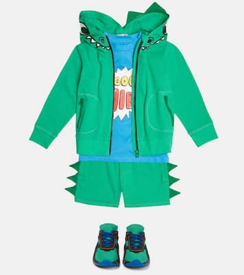 Set aus Hoodie und Shorts aus Baumwolle | Stella McCartney Kids