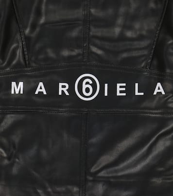 Faux-leather dress | MM6 Maison Margiela Kids