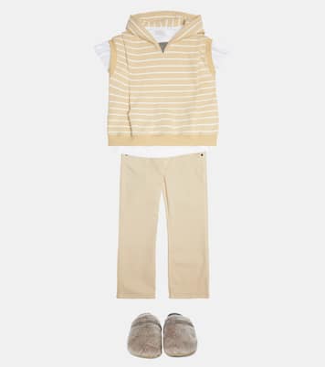 Pull en coton à ornements | Brunello Cucinelli Kids