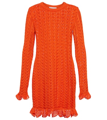 Open-knit cotton minidress | JW Anderson