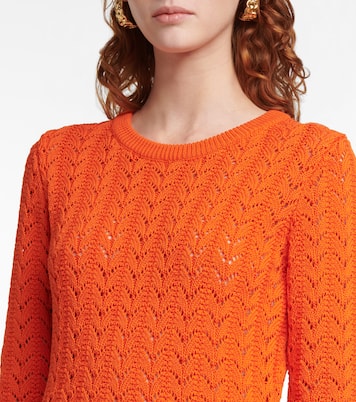Open-knit cotton minidress | JW Anderson