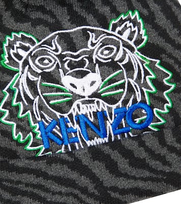 Gorro de algodón y cachemir con logo | Kenzo Kids