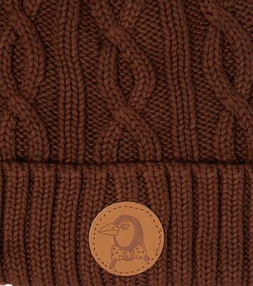 Berretto Penguin in cotone a trecce | Mini Rodini