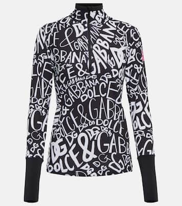 Top de esquí estampado con logo | Dolce&Gabbana