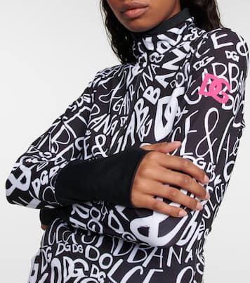 Top de esquí estampado con logo | Dolce&Gabbana