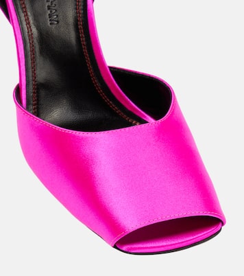 Embellished satin sandals | Victoria Beckham