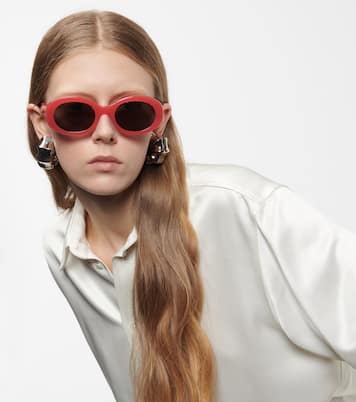 Triomphe 01 oval sunglasses | Celine Eyewear
