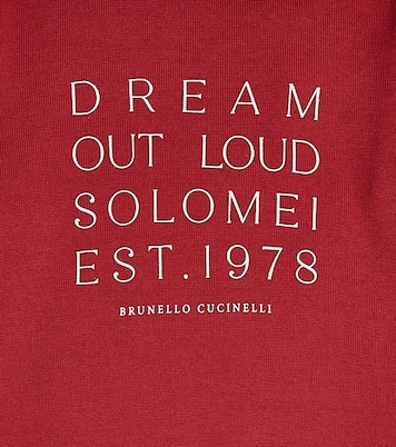 Printed cotton jersey sweater | Brunello Cucinelli Kids