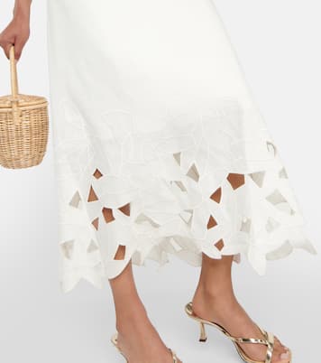 Simone linen-blend midi dress | Simkhai