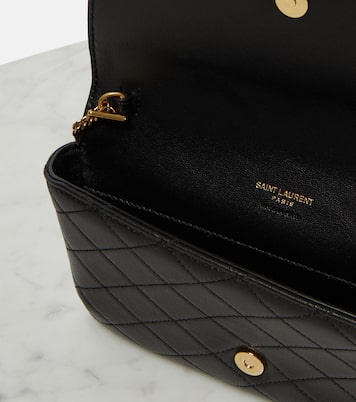 Pochette pour téléphone Gaby en cuir | Saint Laurent
