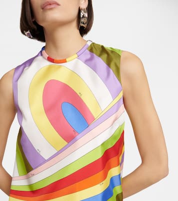 Iride silk minidress | Pucci
