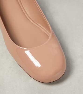 Tan-Go patent leather ballet flats | Valentino Garavani