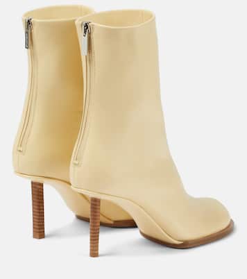 Les Bottines Rond Carré leather ankle boots | Jacquemus