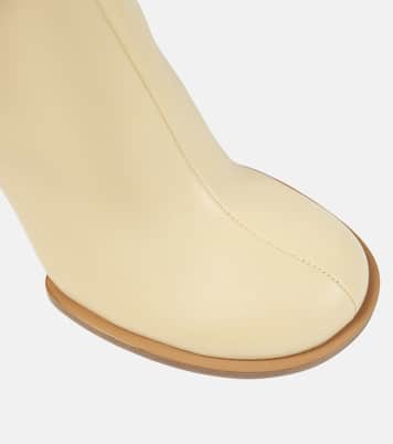 Les Bottines Rond Carré leather ankle boots | Jacquemus