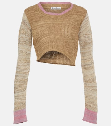 Asymmetric wool-blend sweater | Acne Studios