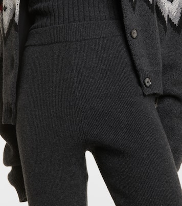Ribbed-knit cashmere slim pants  | Magda Butrym