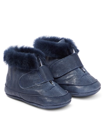 Bebé - botines de piel con borrego | PèPè