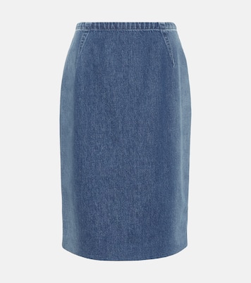Jupe crayon en jean | Versace