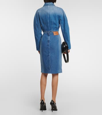 Jupe crayon en jean | Versace