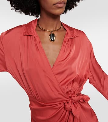 Juni wrap dress | Velvet